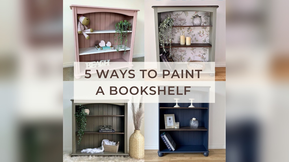 How to Repaint Bookshelf
