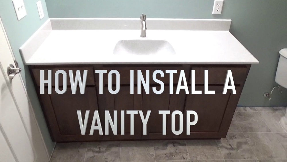 How to Secure a Vanity Top to Cabinet