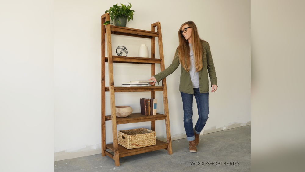 How to Secure Ladder Bookshelf