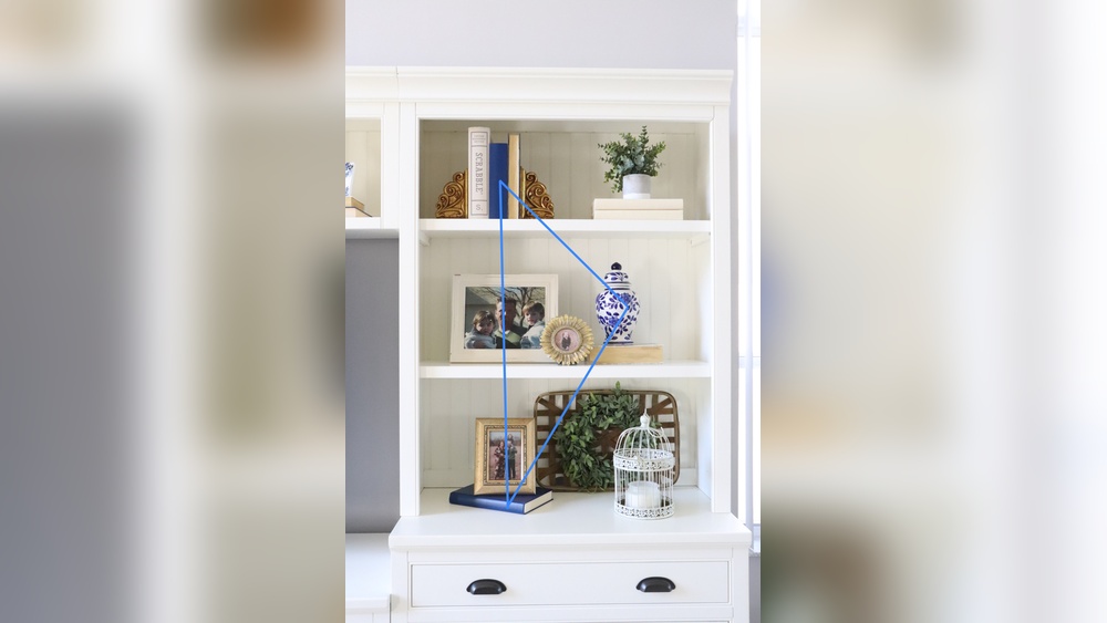 How to Style a Bookshelf Without Books