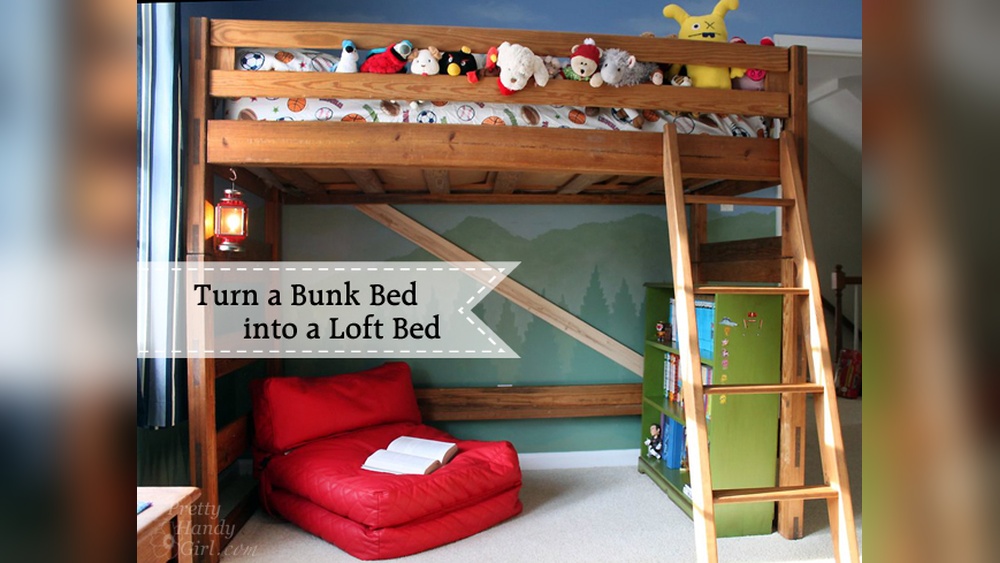 How to Turn a Bunk Bed into a Loft