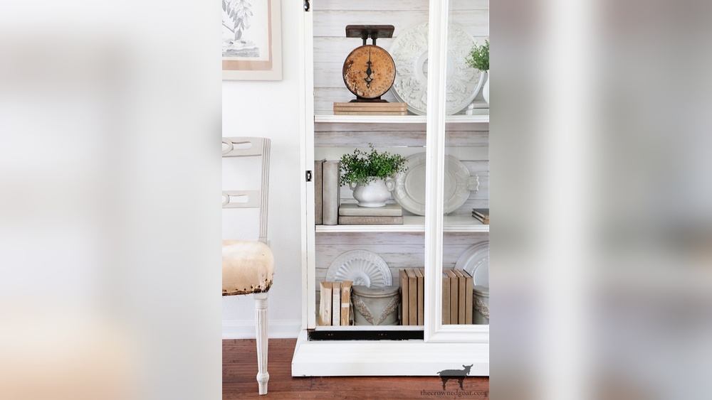 How to Turn Curio Cabinet into a Linen Cabinet