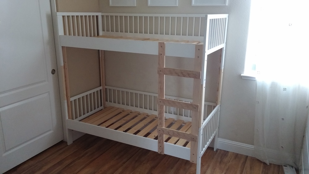 How to Turn Two Single Beds into a Bunk Bed