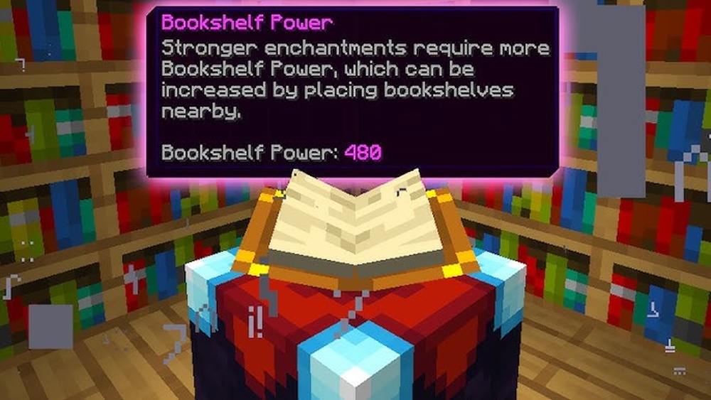 What is the Max Bookshelf Power for Enchantment Table